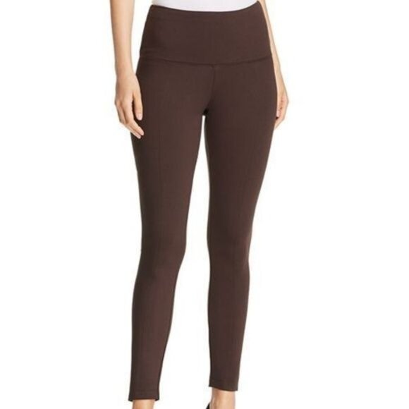 Lyssé Women's Tight Ankle Slimming Leggings in Brown - Sz Small - Picture 1 of 5